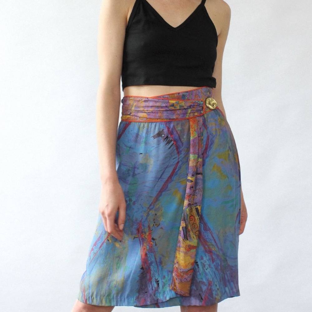 Platinum Dorothy Schoelen Underwater Drape Skirt